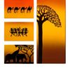 “Африка” (квадриптих) дизайн-обогреватели